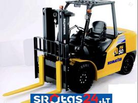 Komatsu Komatsu, noliktavas un kraušanas iekārtas tehnika