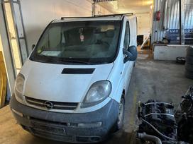 Opel Vivaro rezerves daļās. Originalios kokybiškos naudotos mikroautobusų d