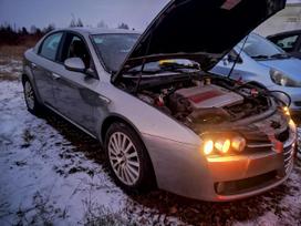 Alfa Romeo 159 dalimis. Automobilis ardomas dalimis запасные части автомобиля