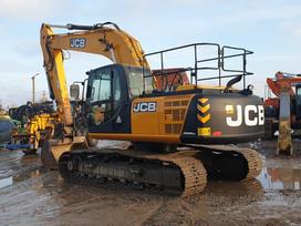 JCB JS220 LC, ekskavatoriai