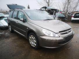 Peugeot 307 rezerves daļās. Automobilis ardomas dalimis запасные части авто