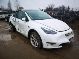 Tesla Model Y по частям. Automobilis ardomas dalimis запасные части автомобил