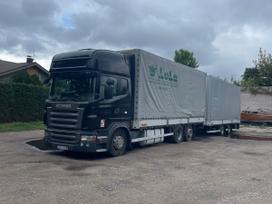 Scania R470, бортовые с тентом