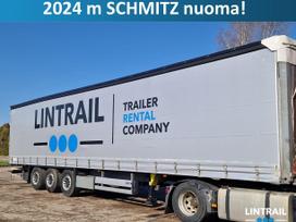 Schmitz Krone ir kiti modeliai, прокат прицепов и полуприцепов