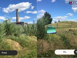-Kita- Vikšrinis krūmų-žolės smulkint, self-propelled mower conditioners