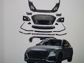 Audi Q5 Bamperis ir difuzorius rs q8 style perdarymui audi q5 nuo 21 23m