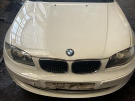 BMW 116 for parts. Ką tik gautas automobilis maža rida variklis dirba i