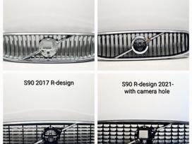 Volvo S90 žibintai, apdailos grotelės