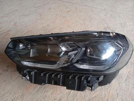 BMW X3 bamperi, gaismas