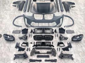 BMW X3 M tech paketai x3 f25 lci modeliams nuo 14 18m šoniniai slenksč