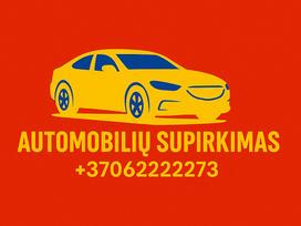 Automobiliu supirkimas Lietuvoje geriausia kaina +37062222273