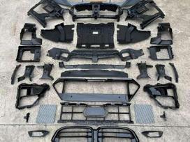 BMW X5 X5m f95 lci priekiniai bamperiai f95 optik paketai skirti bmw g