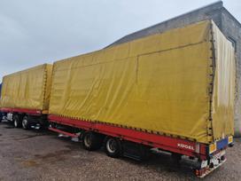 Krone, dropside with tarpaulin