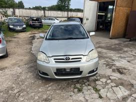 Toyota Corolla dalimis. Toyota corola 2005