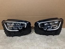 Mercedes-Benz GLC klasė Led high performance žibintai pilnas komplektas su valdymo b