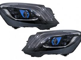 Mercedes-Benz S klasė dalimis. Full led priekiniai žibintai skrti mercedes s class w222
