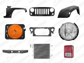 Jeep Wrangler rezerves daļās. Naujos kėbulo dalys platus pasirinkimas mažos