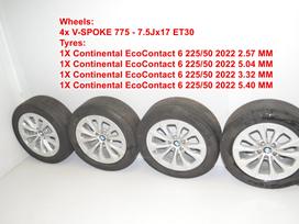 Bmw G21 G20 V-spoke 775 R17", lengvojo