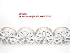 BMW F45 Y-spoke style 574 R17", light alloy, R17