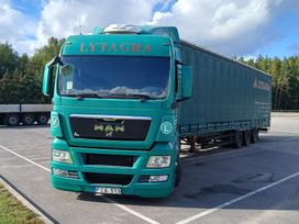 MAN TGX 18.440 MEGA su Puspriekabe, double sleeper