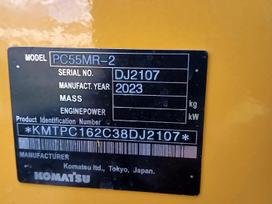 Komatsu PC55MR, mini ekskavatoriai