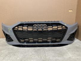 Audi A4 S line facelift pilnas bamperis su parkavimosi davikliais ir