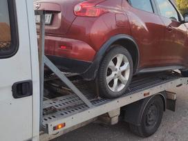 Nissan Juke dalimis. Reali rida 95 000 km pavaru dezes defektas kai ikaista