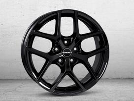 Borbet Y Glossy Black, lengvojo lydinio, R20
