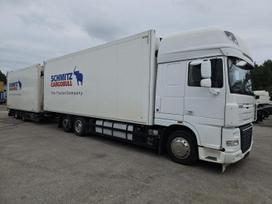 DAF FAR XF 105 with SCHMITZ, šaldytuvai