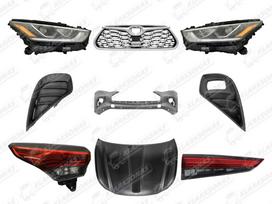 Toyota Highlander dalimis. Naujos kėbulo dalys platus pasirinkimas mažos kainos