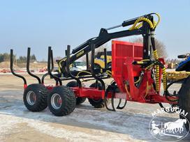 K.T.S Puspriekabės miškui, manipulia, forestry trailers (self-loading)