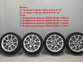 Bmw La wheel V-spoke 398, lengvojo lydinio, R18