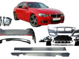 BMW 3 serija F30 g31 m tech paketai m sport bamperiai priekiniai gali