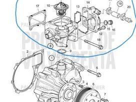 Volvo Penta termostatas, other