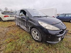 Peugeot 207 по частям. Automobilis ardomas dalimis запасные части автомобил