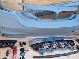 BMW 4 serija M4 style komplektai f32 f33 modeliams m4 replika bamperiams p