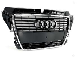 Audi A3, 8P0853651PT94, Complete audi a3 8p front bumper grille komplektinės centrines