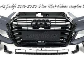 Audi A3, S-line, Audi a3 s line black edition complete front bumper komplektini