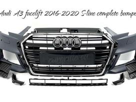Audi A3, S-line, Audi a3 s line complete front bumper komplektinis priekinis ba