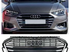 Audi A4, 8W0853651DFRN4, Complete oem audi a4 b9 facelift front bumper grille naujos or