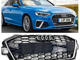 Audi A4, 8W0853651DTRN4, Oem audi a4 b9 8w0 facelift s line front bumper grille naujos
