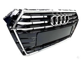 Audi A4, A4 B9 8W0 853 651 T94, Complete audi a4 b9 front bumper grille gloss black komplekti