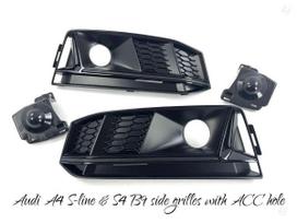 Audi A4, A4 / S4, Audi a4 s line s4 side grilles with acc hole sonines bamperio
