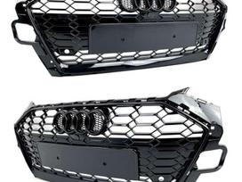 Audi A4, B9 RS4 Style, Audi a4 8w0 b9 black edition front bumper grille rs4 style
