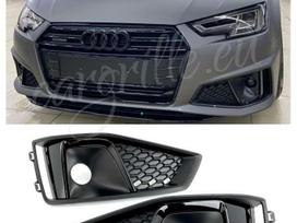 Audi A4, B9 S-line Competition, Audi a4 b9 s line competition front bumper side grilles front