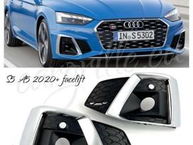 Audi A5, S-line, A5 8w6 facelift 2020 s line priekino bamperio apdailos grote