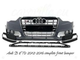 Audi A5, S5, Audi s5 a5 8t0 sportback coupe complete front bumper with pdc