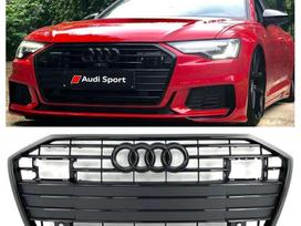 Audi A6, 4K0853651C3FZ, Originalios naujos oem centrines bamperio grotelės modelis a