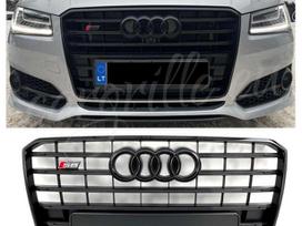 Audi A8, A8/S8 D4 Shadow line, Complete audi a8 s8 d4 facelift shadow line front bumper grille