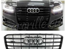 Audi A8, BLACK EDITION, Audi a8 d4 facelift front bumper grille black edition sport